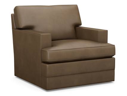 Tyler Leather Swivel Chair