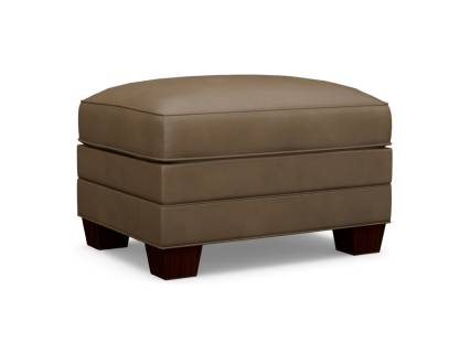 Tyler Leather Ottoman