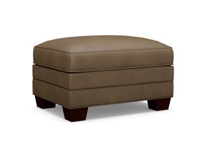 Tyson Leather Ottoman